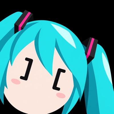Example bot icon: teal twin-tail character